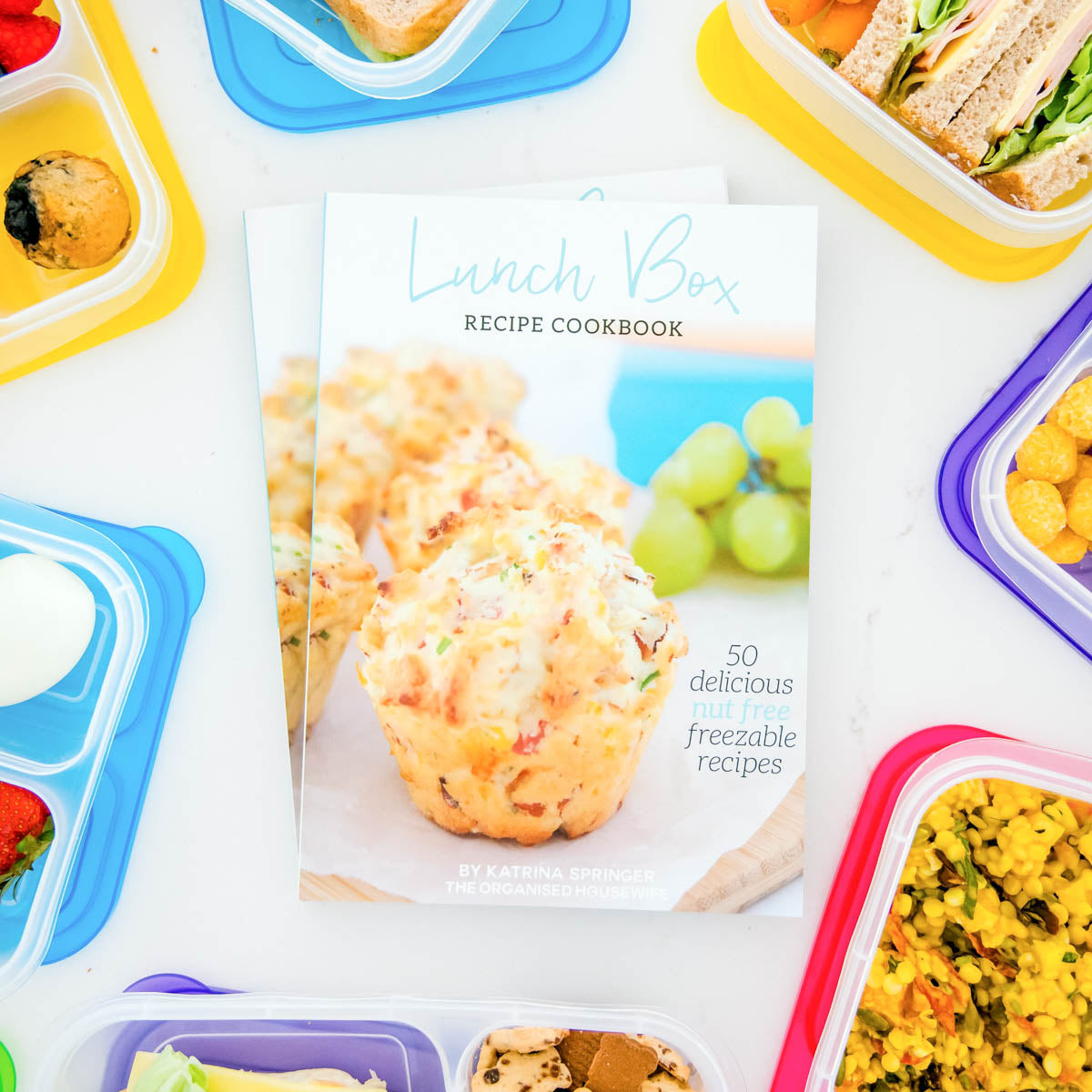 Lunch Cookbook Lunch Box Recipes Cookbook – OrganisedHQ