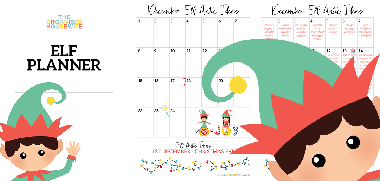 The Elf on the Shelf Calendar Planner Pages