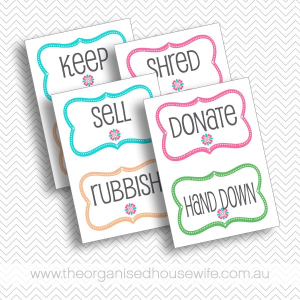 Sorting Labels – Organised HQ