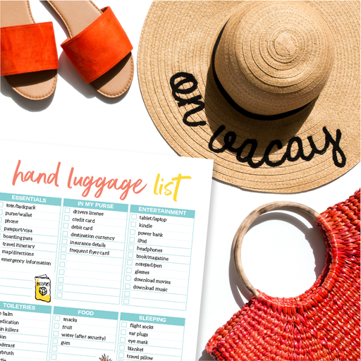 The Organised Housewife | Hand Luggage List