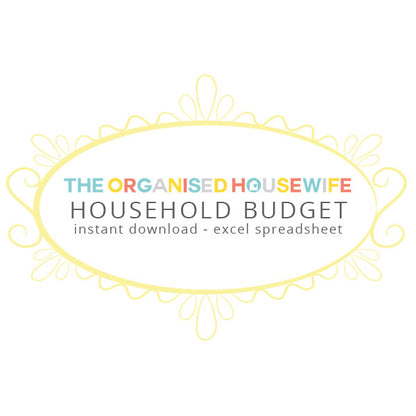Family Household Budget Spreadsheet